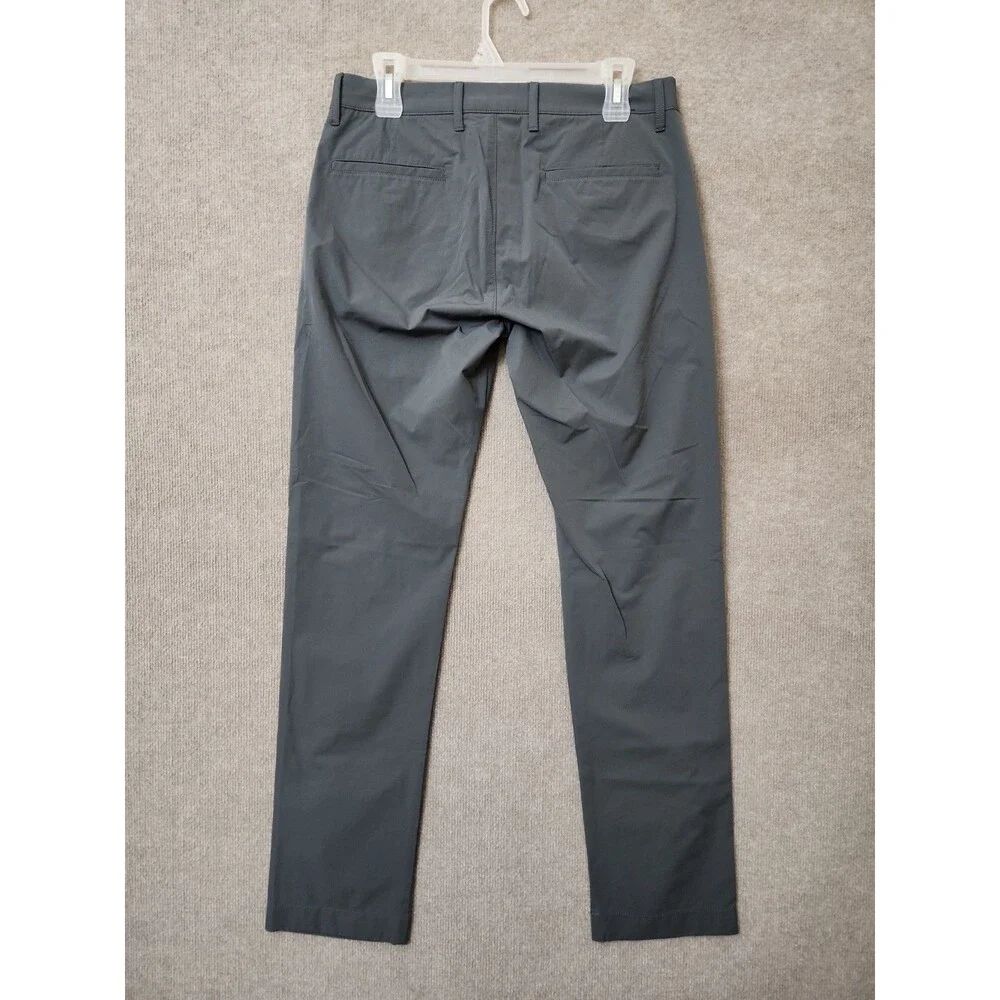 J Crew Slim-fit Tech Chino Pants Mens 30x32 Dark Gray Flex Stretch Lightweight